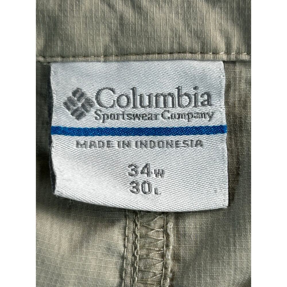 Columbia Convertible Hiking Pants Men's 34x30 Omni-Shade - Picture 3 of 10